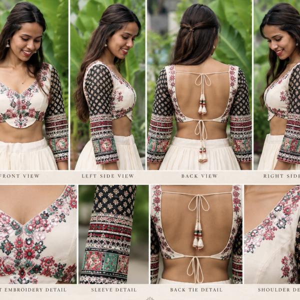 Gulnaar Embroidered choli